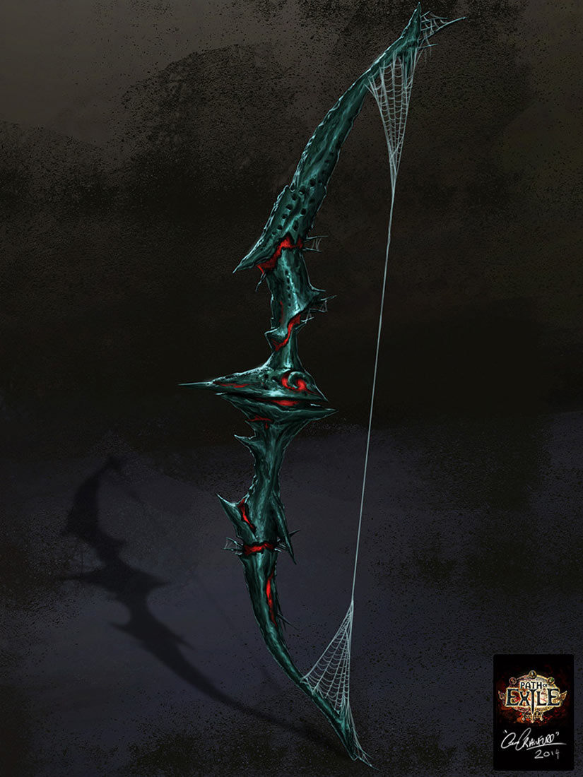 Doomfletch Bow Art from Path of Exile
