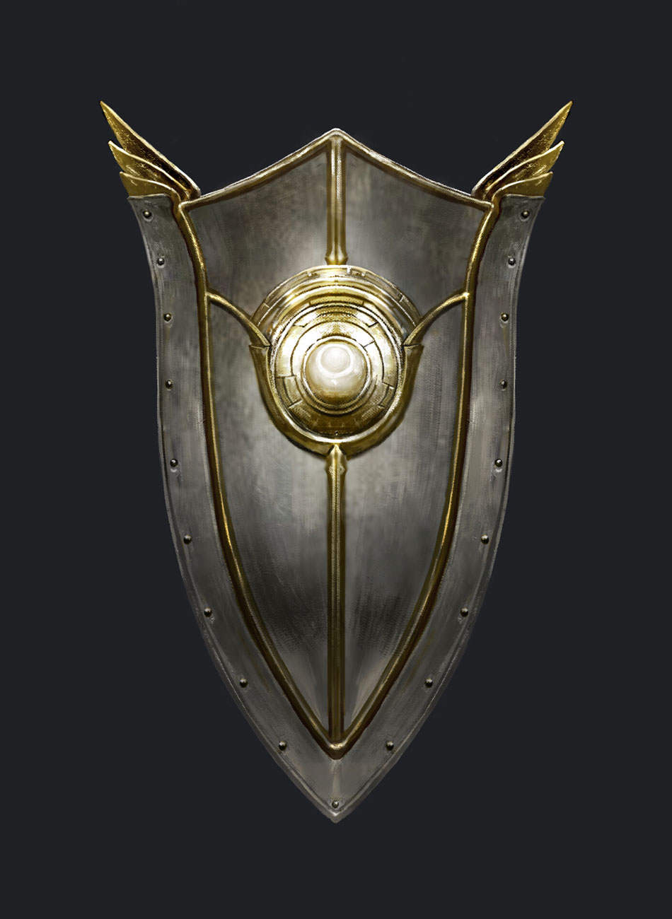 Empyrean Armor Shield Art from Path of Exile