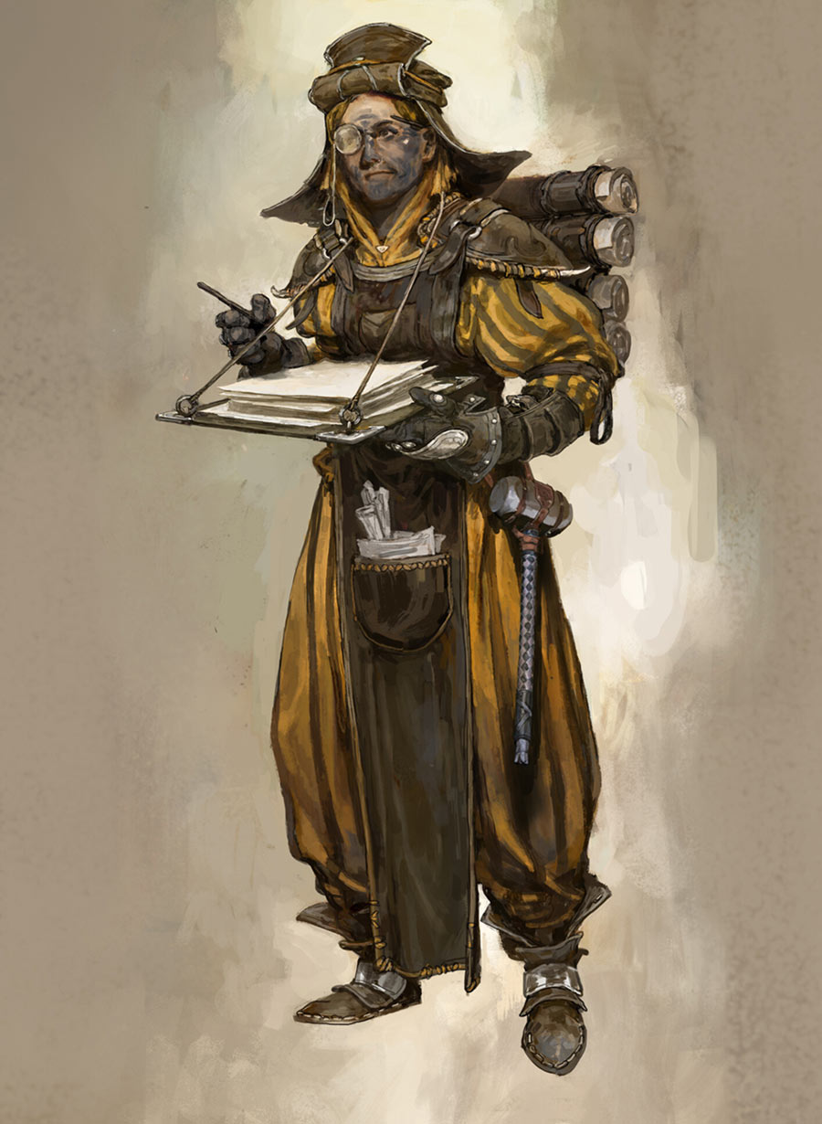 Isla the Engineer Art from Path of Exile