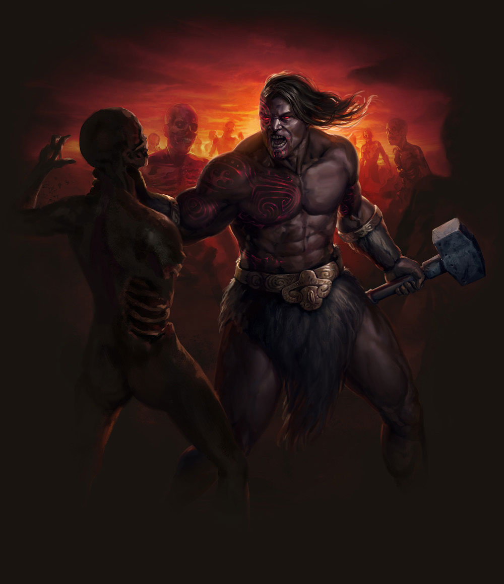 Marauder Art from Path of Exile