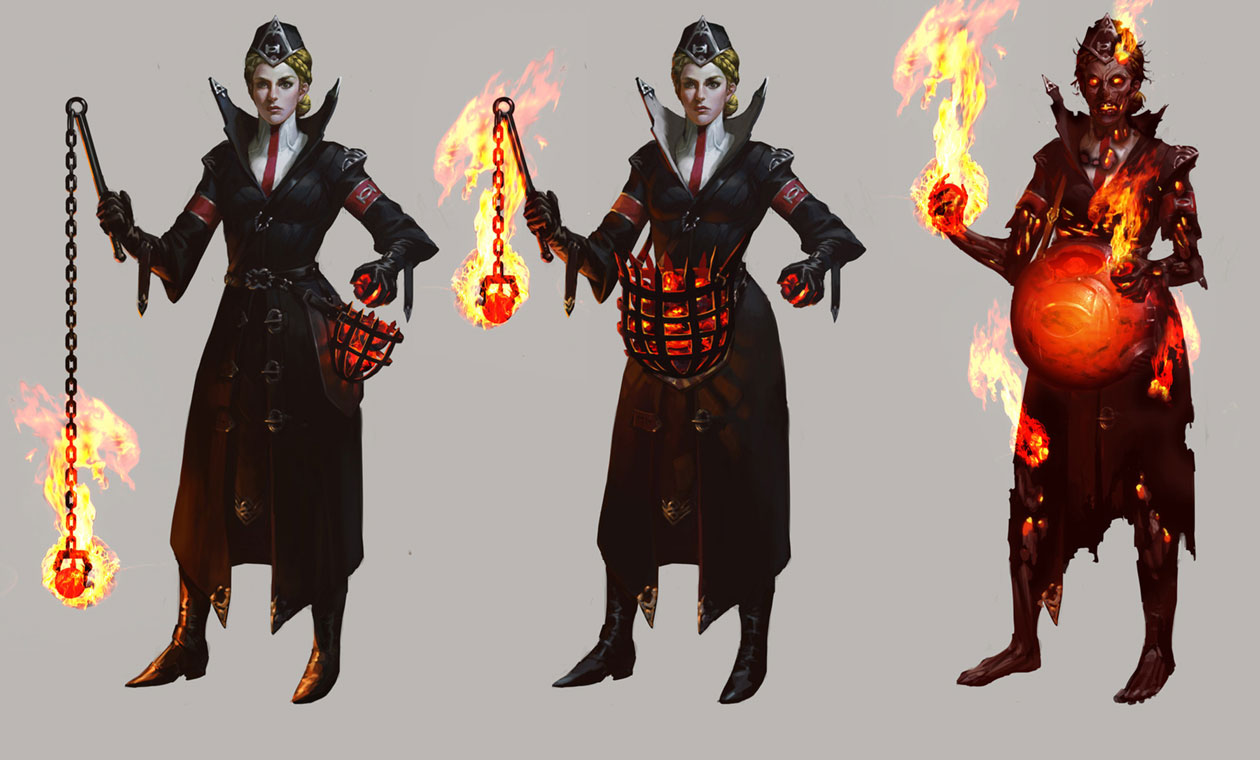 Mother of Flame Concept Art from Path of Exile
