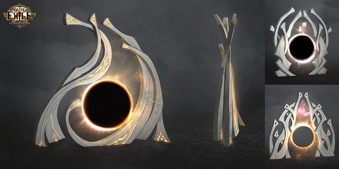 Polaris White Portal Art from Path of Exile