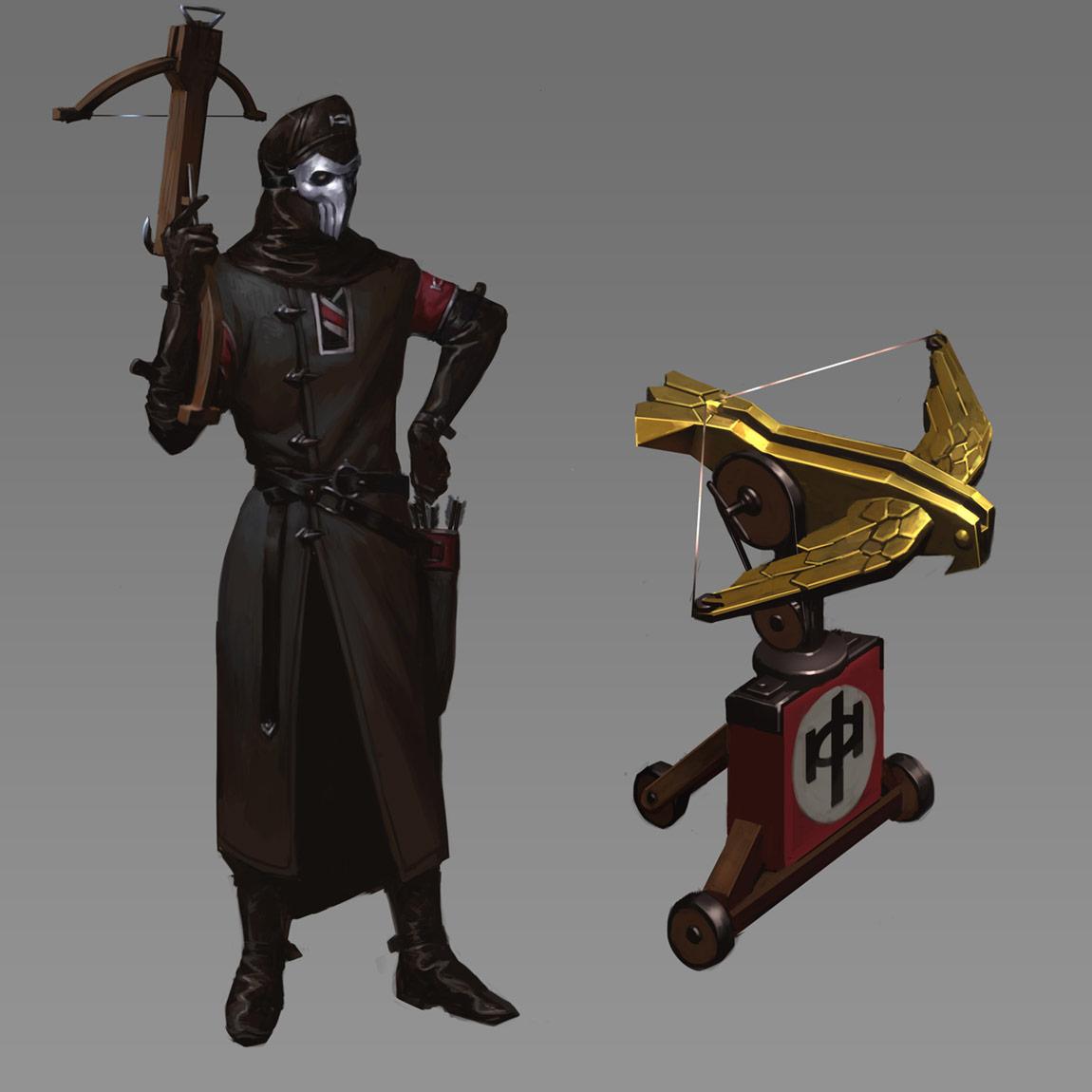 Secret Police Crossbowman Art from Path of Exile