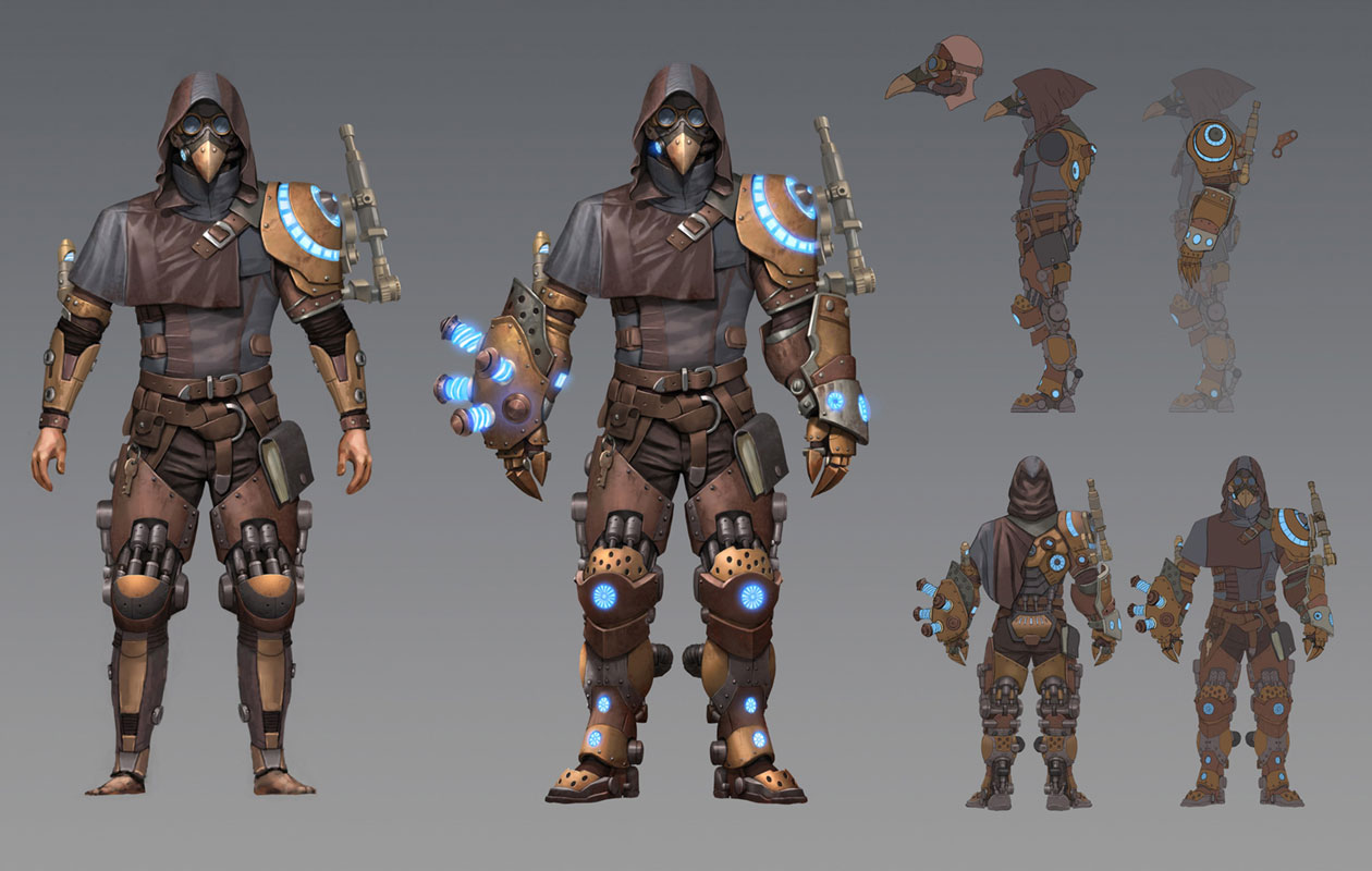Stormcaller Armor Art from Path of Exile