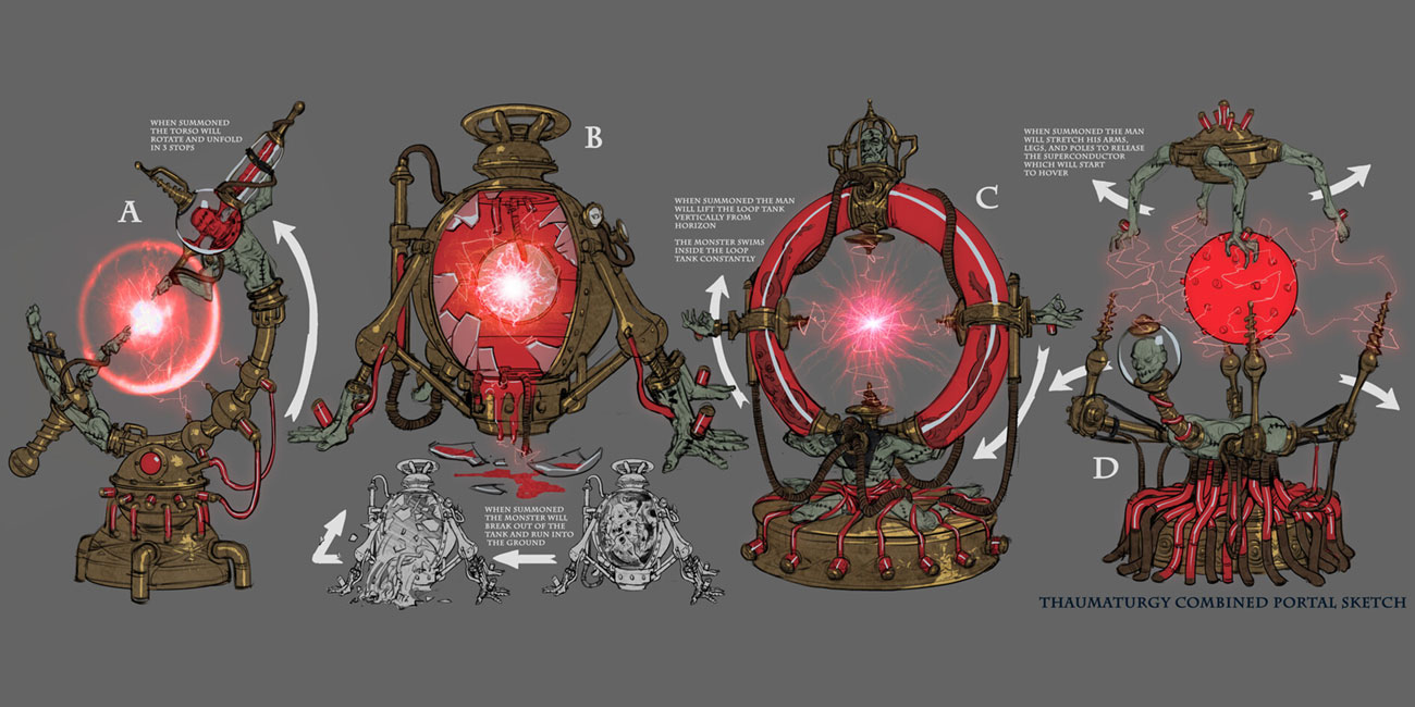 Thaumaturgy Portal Sketch from Path of Exile