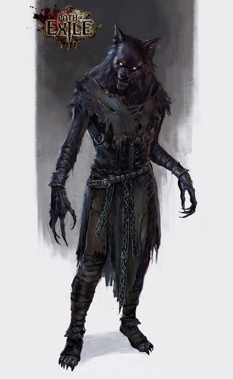 Werewolf Clan Art from Path of Exile