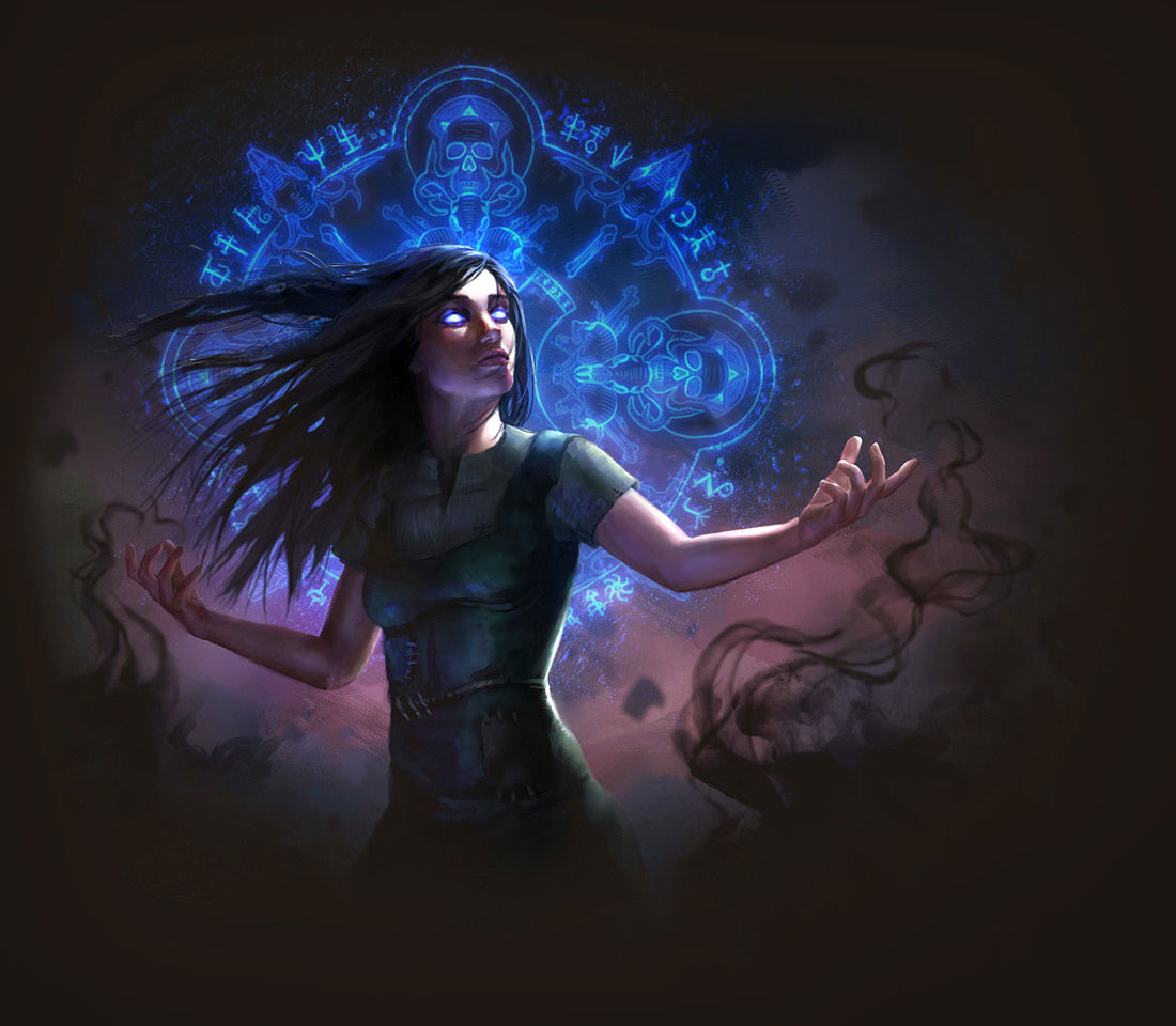 Witch Art from Path of Exile