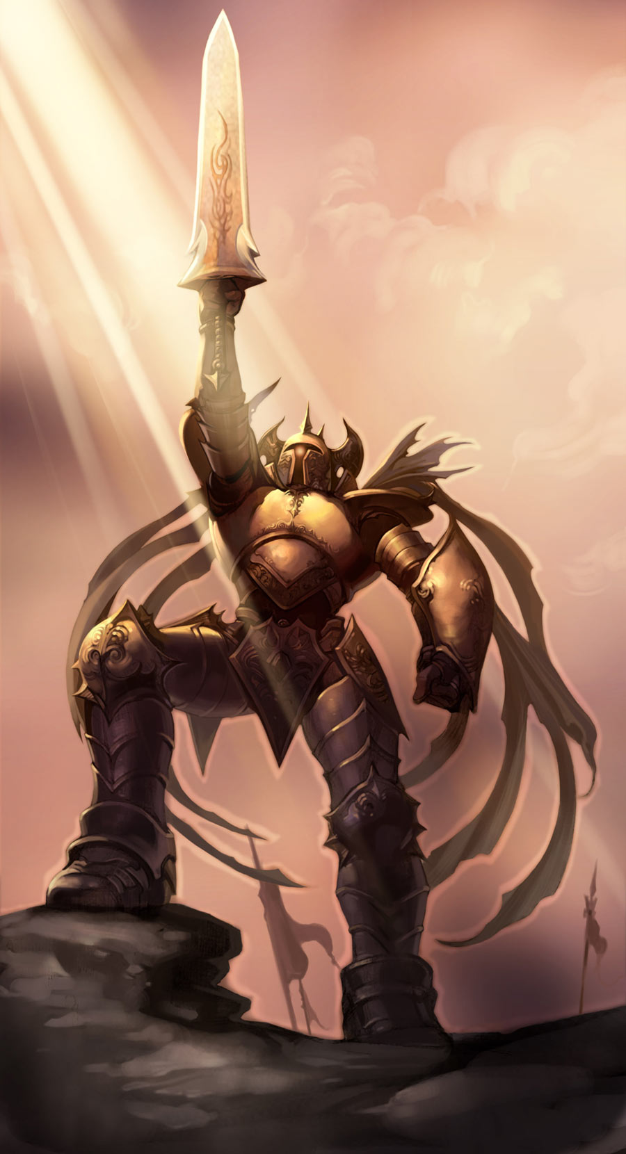 Guardian Saint Artwork from Priston Tale