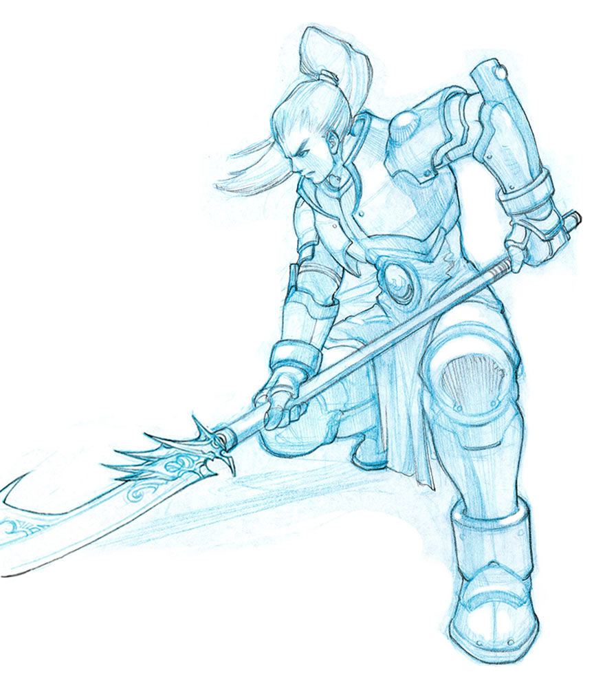 Mechanician Sketch from Priston Tale