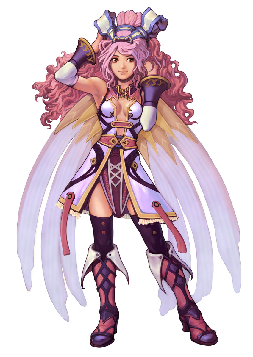 Priestess Character Art from Priston Tale