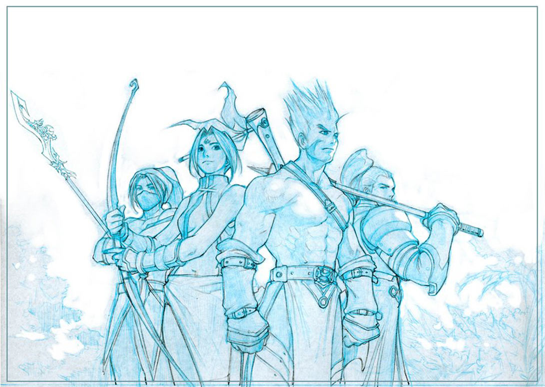Tempskron Characters Sketch from Priston Tale