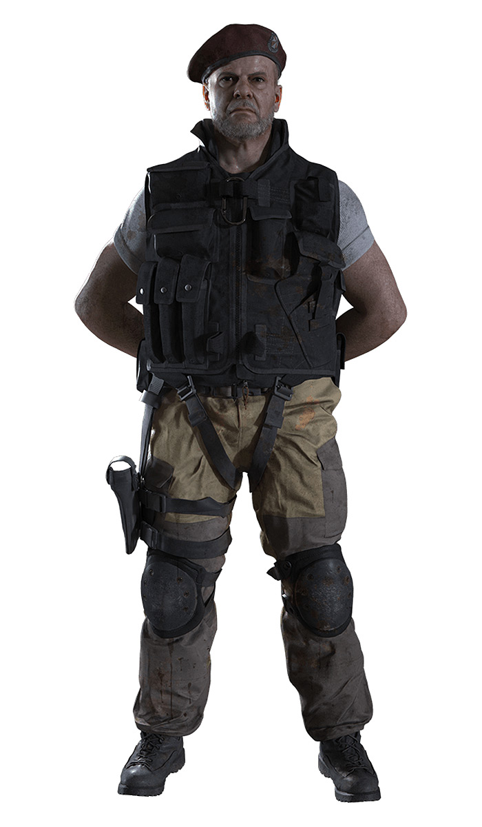 Mikhail Victor Art from Resident Evil 3 (2020)