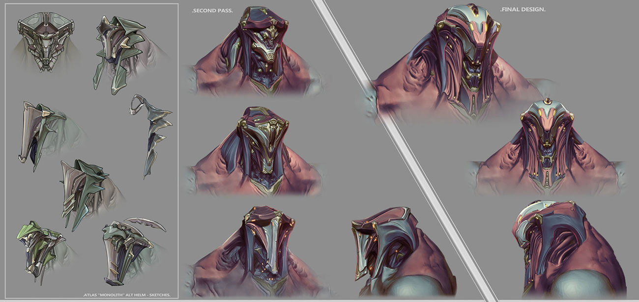 Atlas Monolith Skin Art from Warframe