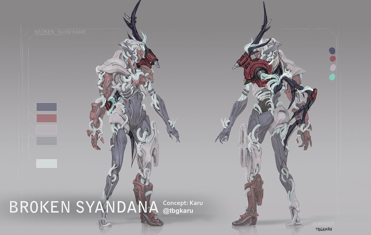 Broken Syandana Art from Warframe