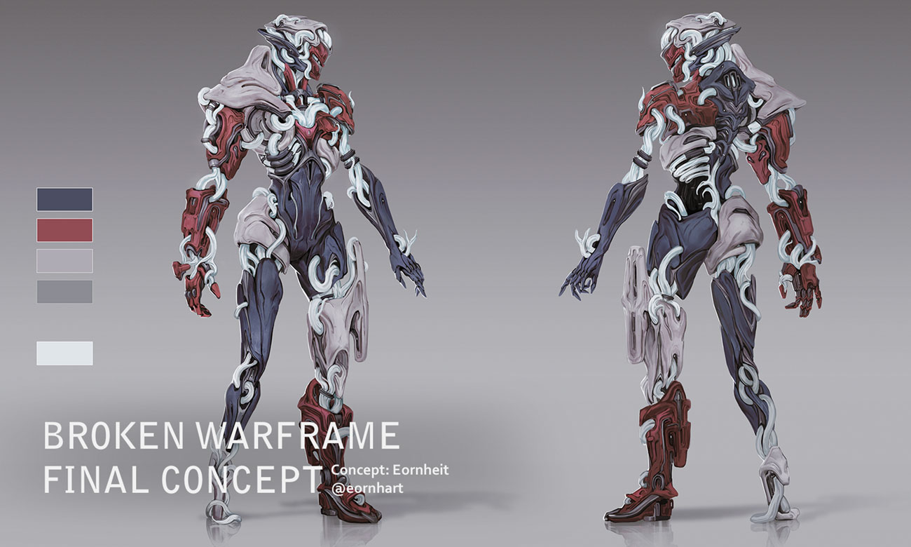 Broken Warframe Art from Warframe