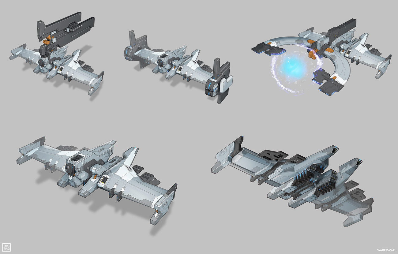 Corpus Fighter Art from Warframe