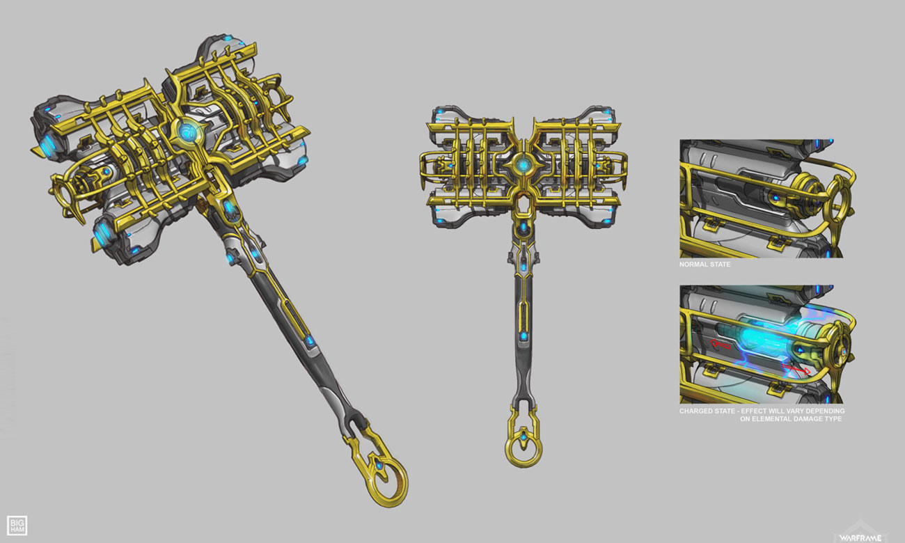 Fragor Prime Art from Warframe