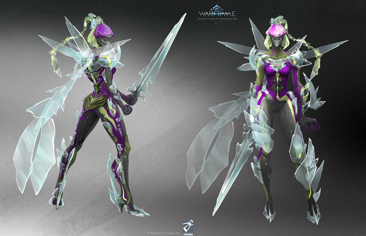 Gara Deluxe Skin Art from Warframe