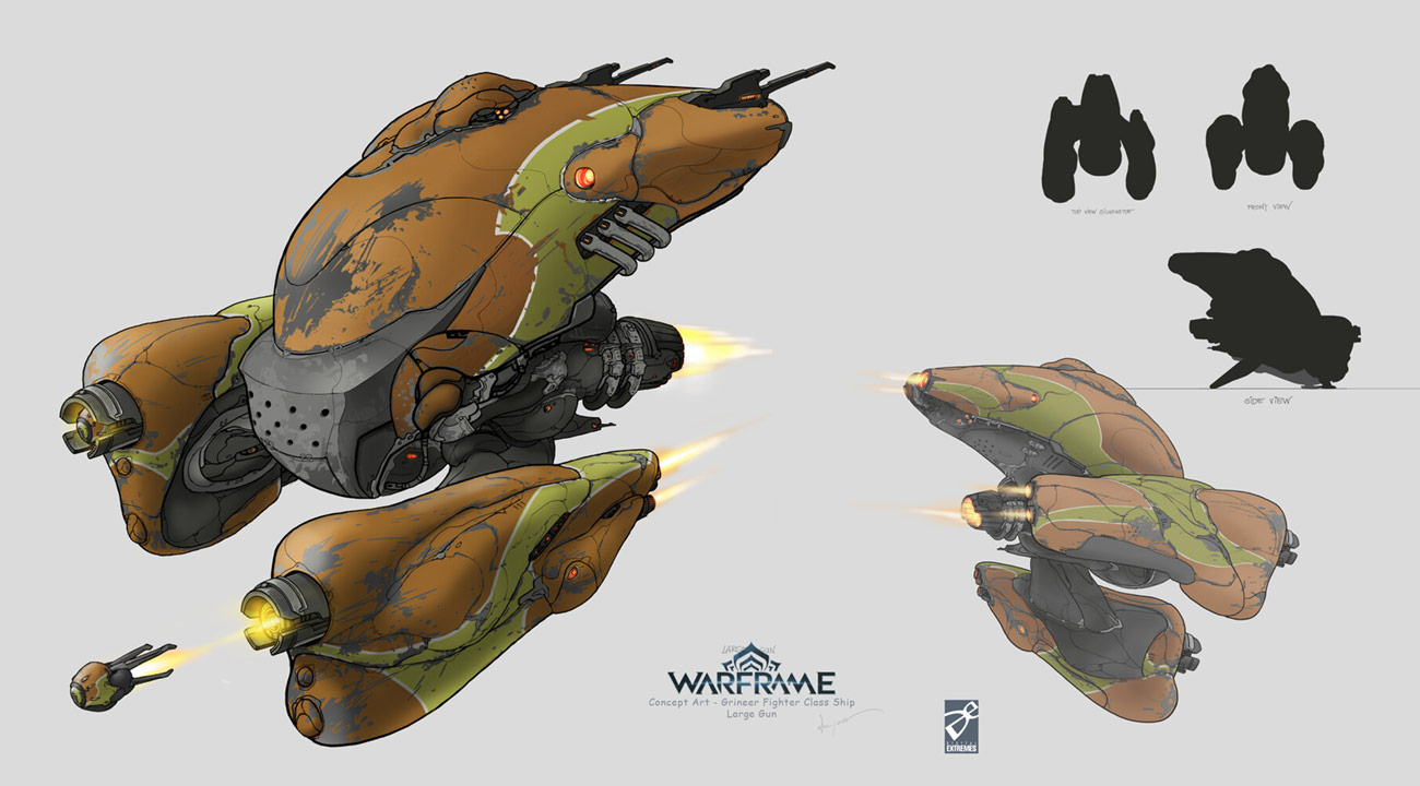 Grineer Fighter Large Gun Art from Warframe