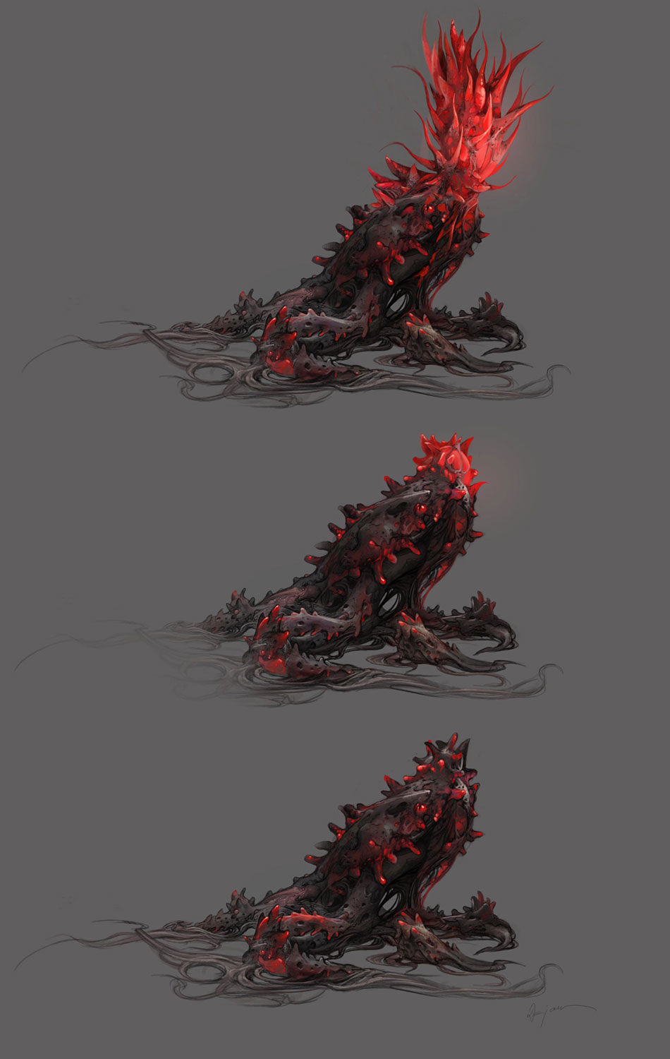 Infested Weak Point Art from Warframe