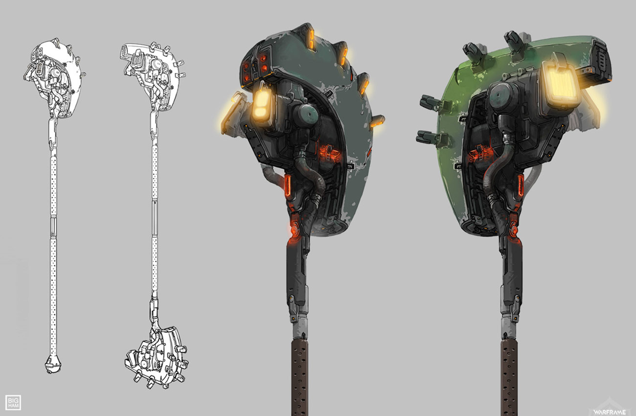 Jat Kittag Art from Warframe
