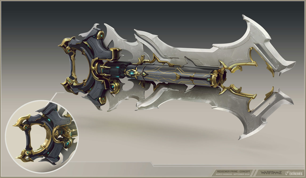 Redeemer Prime Art from Warframe