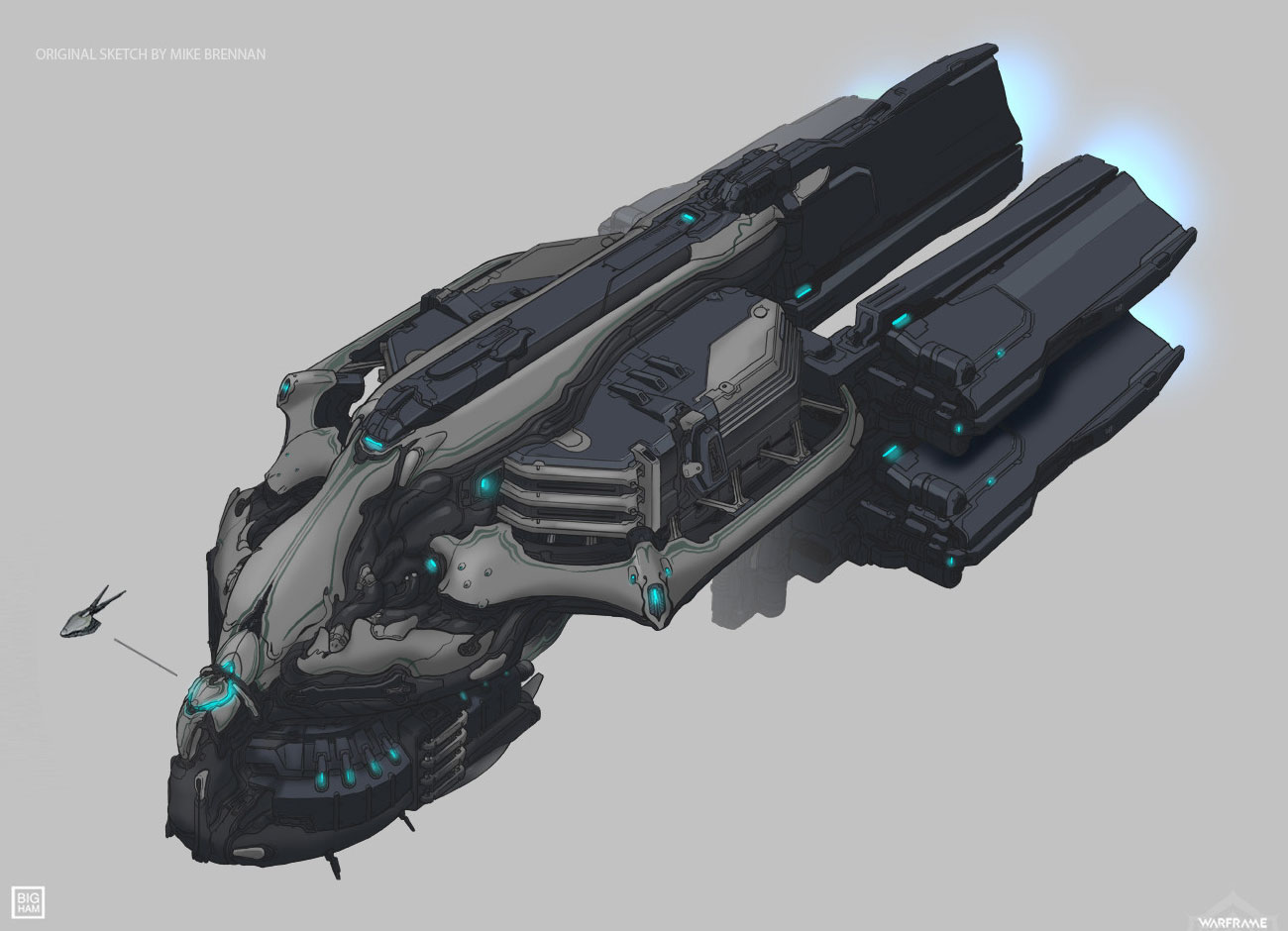 Tenno Carrier Art from Warframe