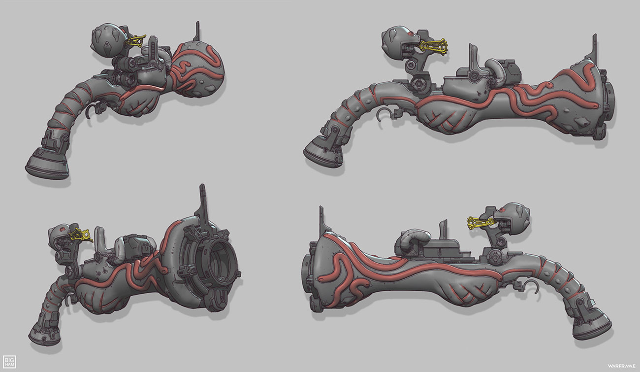 Twin Rogga Pistols Art from Warframe