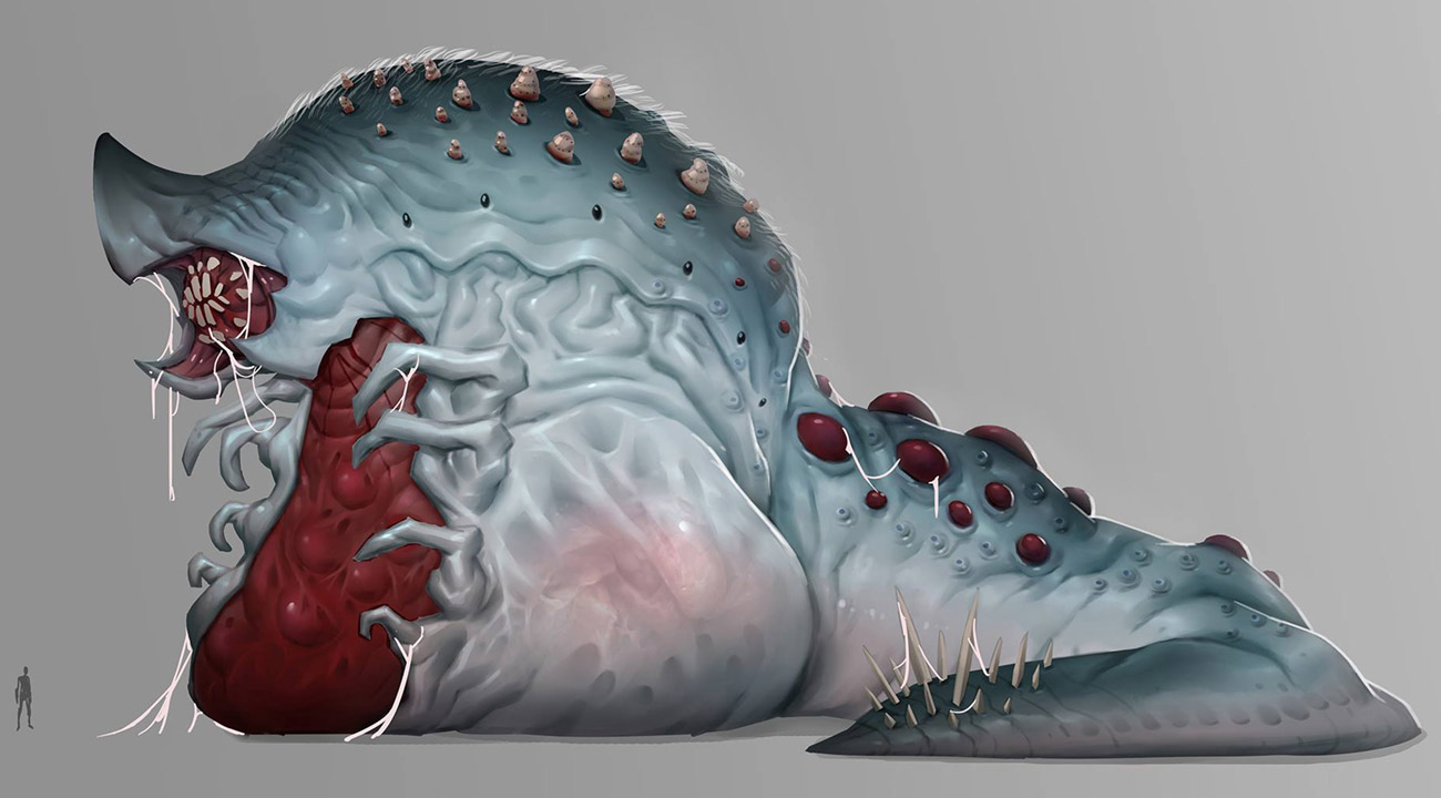 Blood God Concept Art from World of Warcraft: Battle for Azeroth