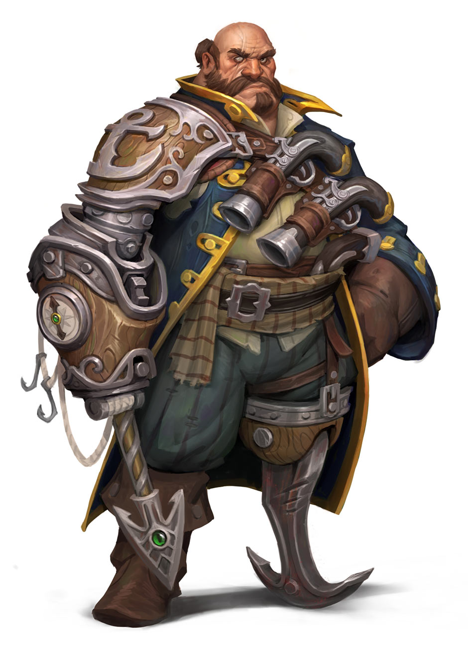 Kul Tiran Monster Hunter Art from World of Warcraft: Battle for Azeroth