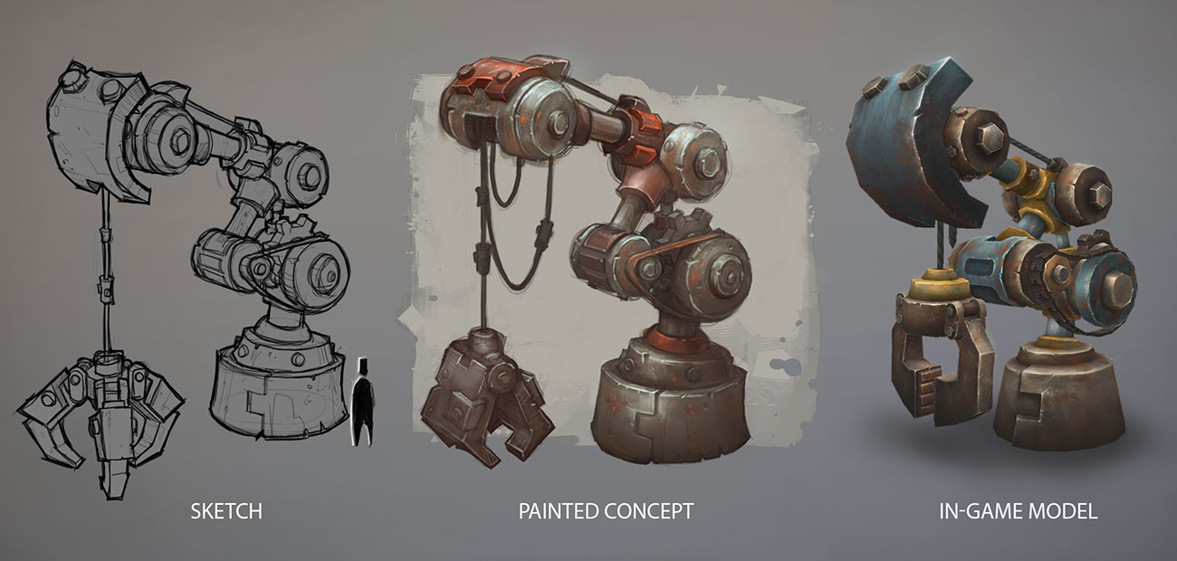 Mechagnome Crane Art from World of Warcraft: Battle for Azeroth