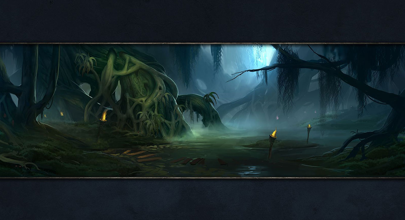 Nazmir Swamp Art from World of Warcraft: Battle for Azeroth