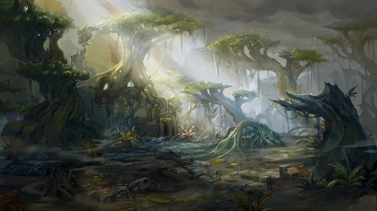 Nazmir Art from World of Warcraft: Battle for Azeroth