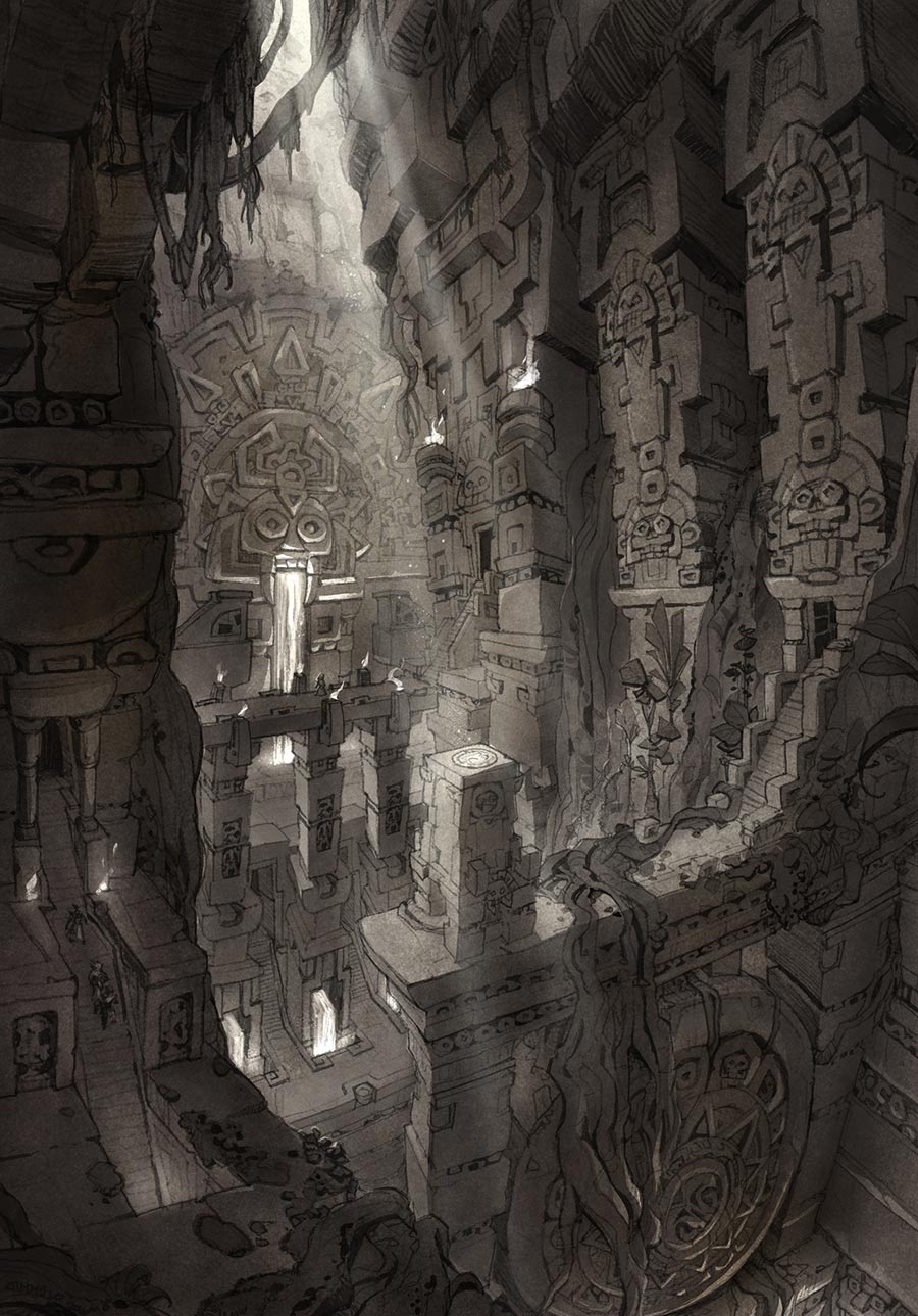 Zandalar Concept Art from World of Warcraft: Battle for Azeroth