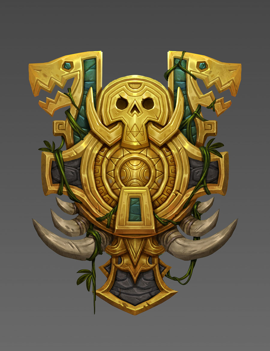 Zandalari Crest Art from World of Warcraft: Battle for Azeroth