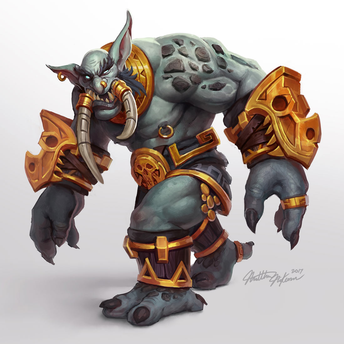 Zandalari Dire Troll Art from World of Warcraft: Battle for Azeroth