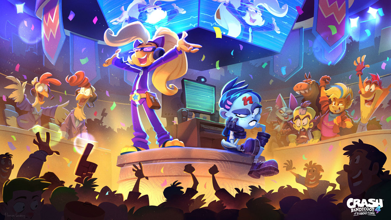 Coco Epilogue Art from Crash Bandicoot 4: It's About Time