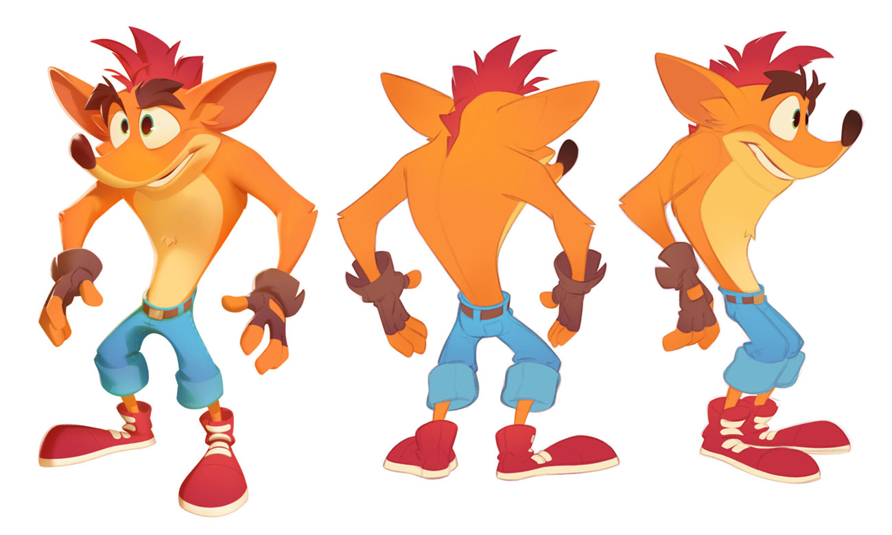 Crash Concept Art from Crash Bandicoot 4: It's About Time