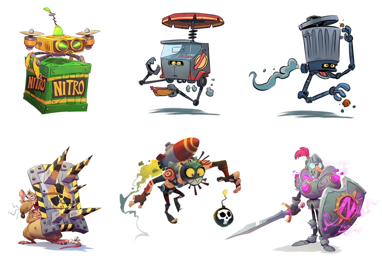 Creatures Concept Art from Crash Bandicoot 4: It's About Time