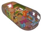 Dingo's Camper Trailer Interior