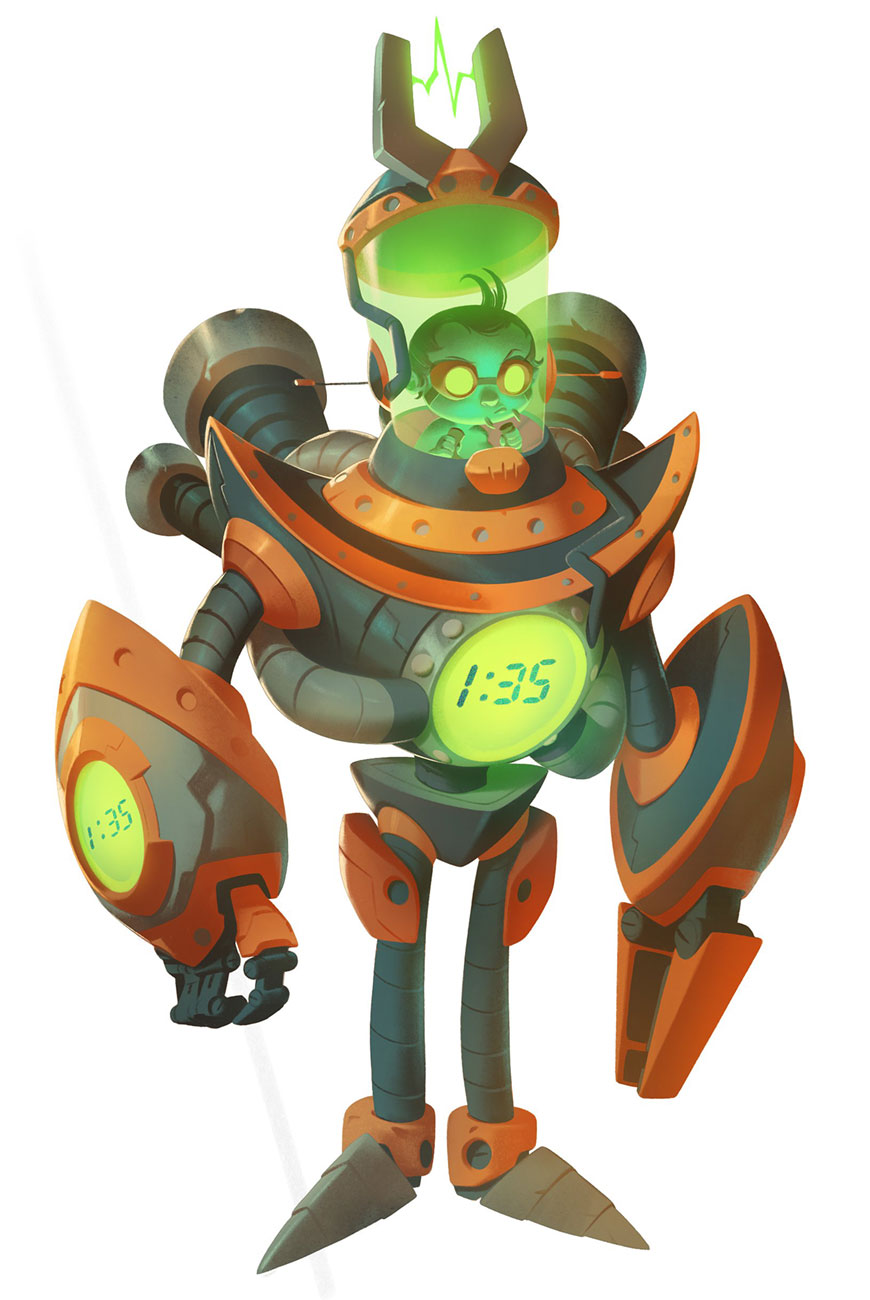 Baby N. Tropy Art from Crash Bandicoot 4: It's About Time