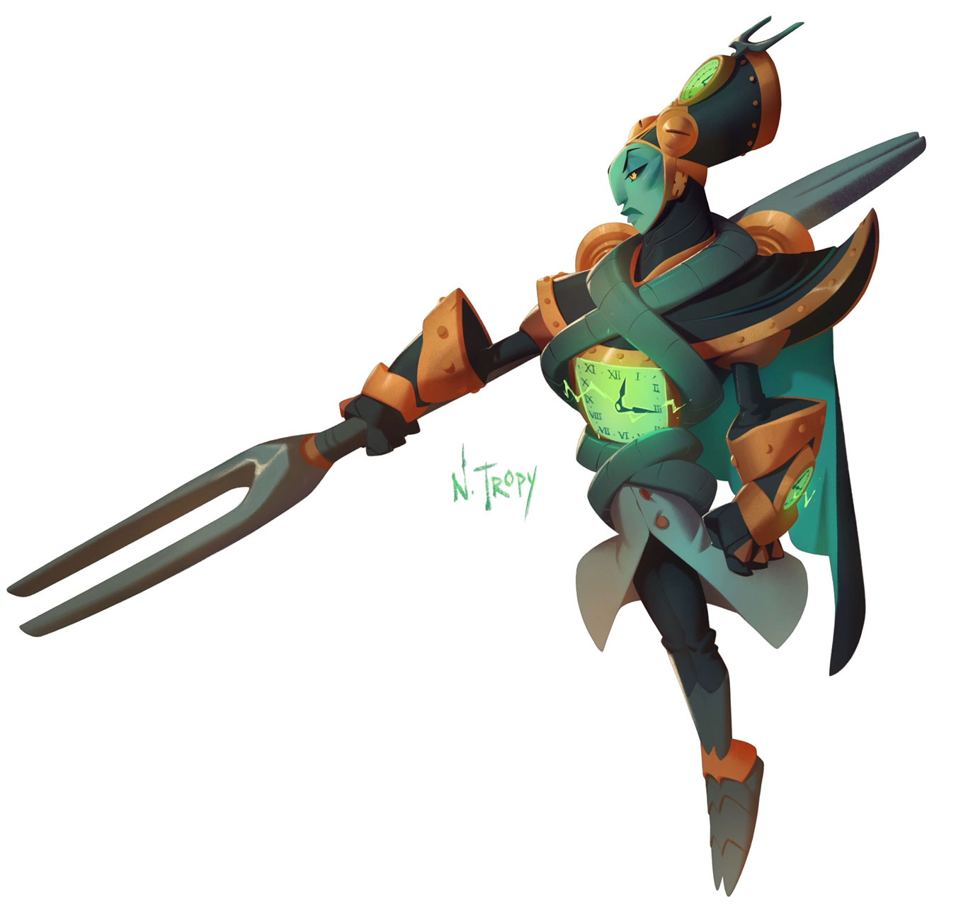 Female N. Tropy Art from Crash Bandicoot 4: It's About Time