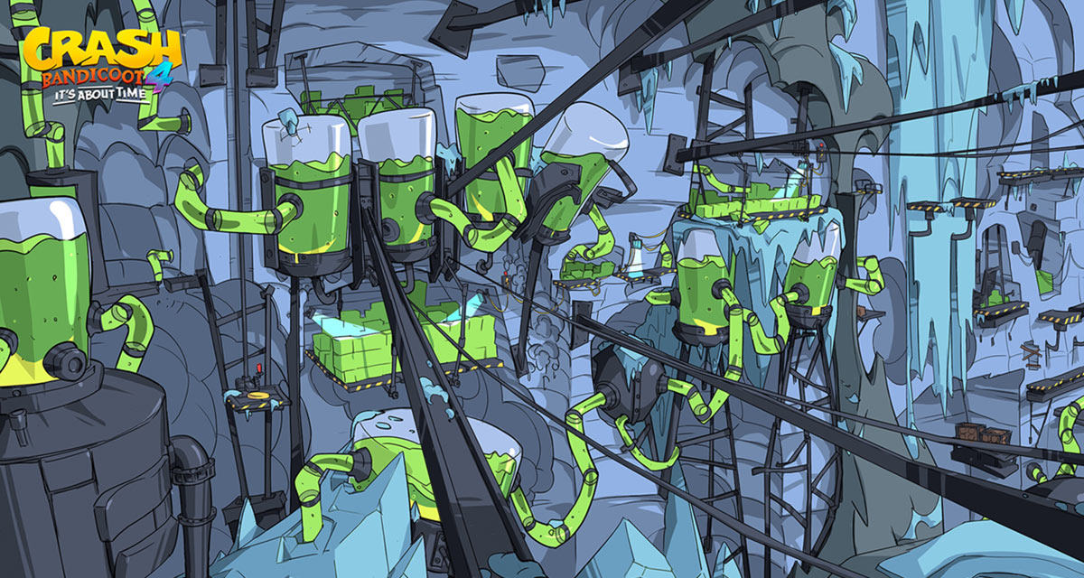 Nitro Storage Art from Crash Bandicoot 4: It's About Time