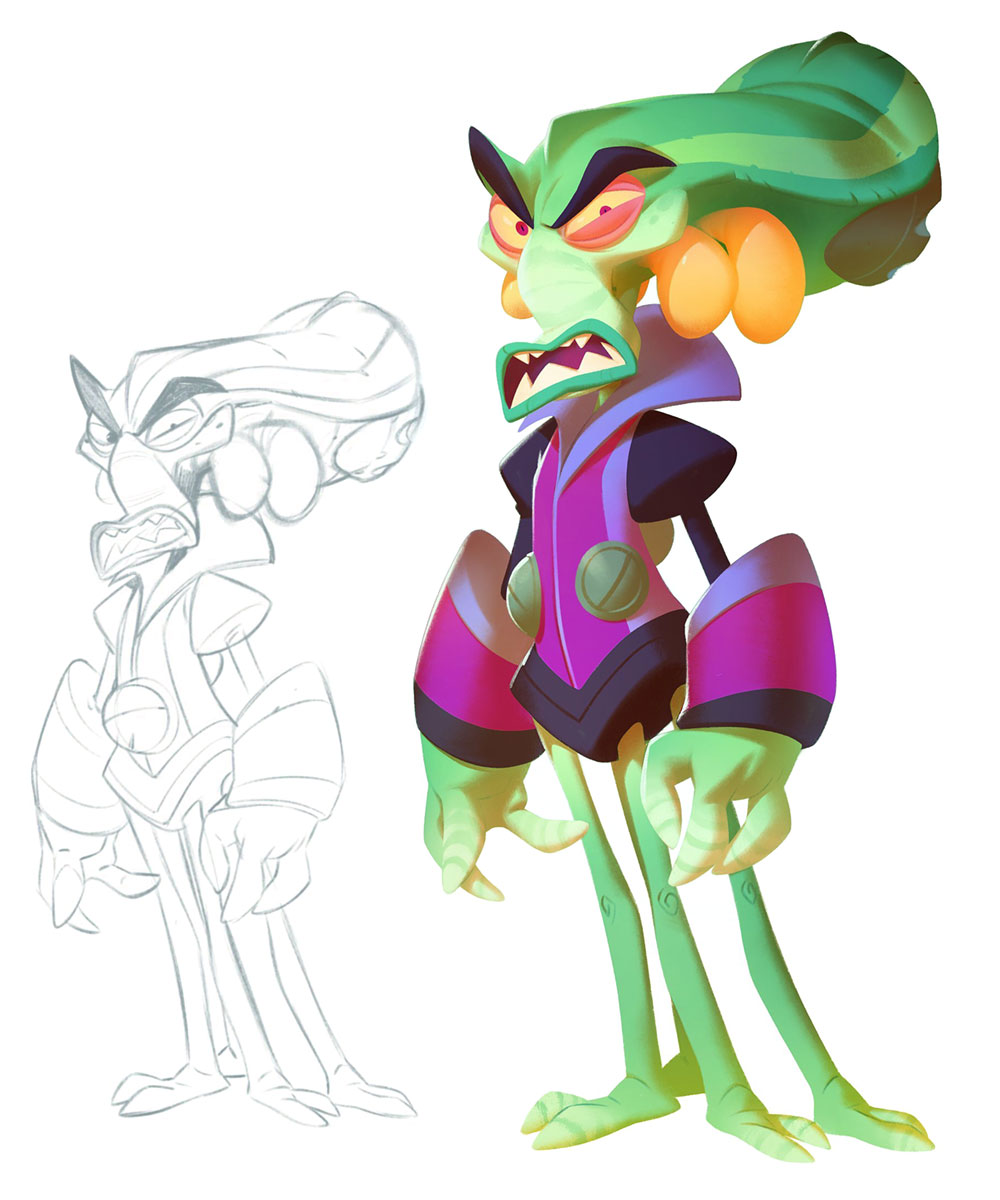 Nitros Oxide Art from Crash Bandicoot 4: It's About Time