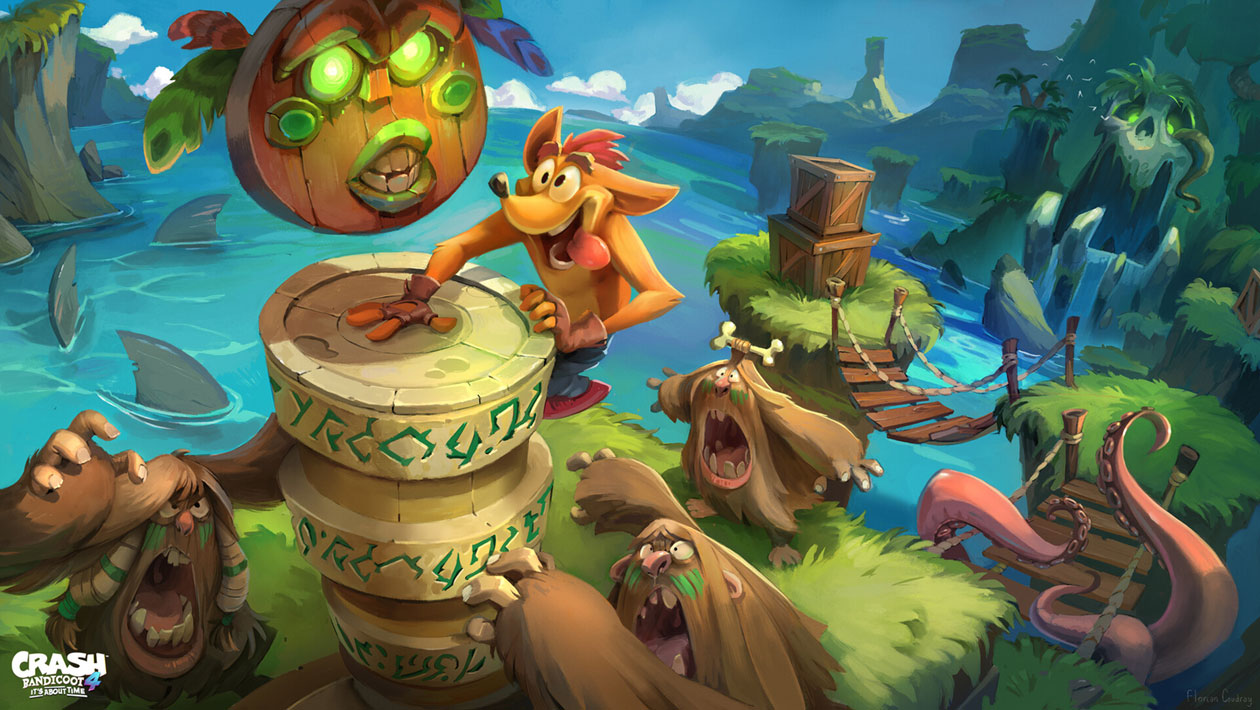 Promo Illustration from Crash Bandicoot 4: It's About Time