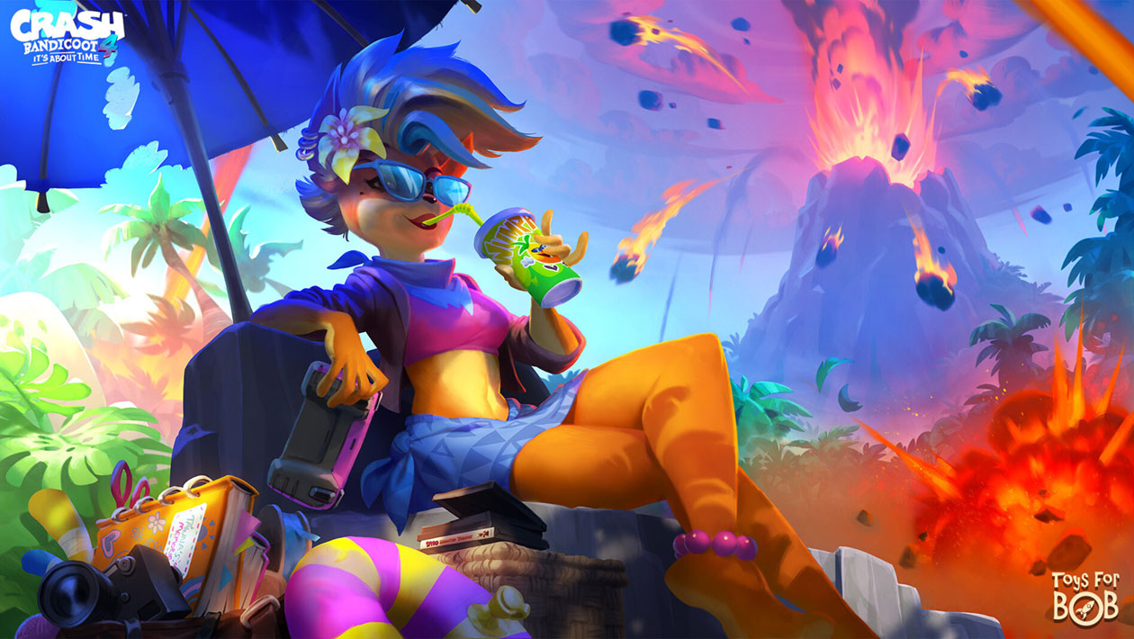Tawna Epilogue Art from Crash Bandicoot 4: It's About Time