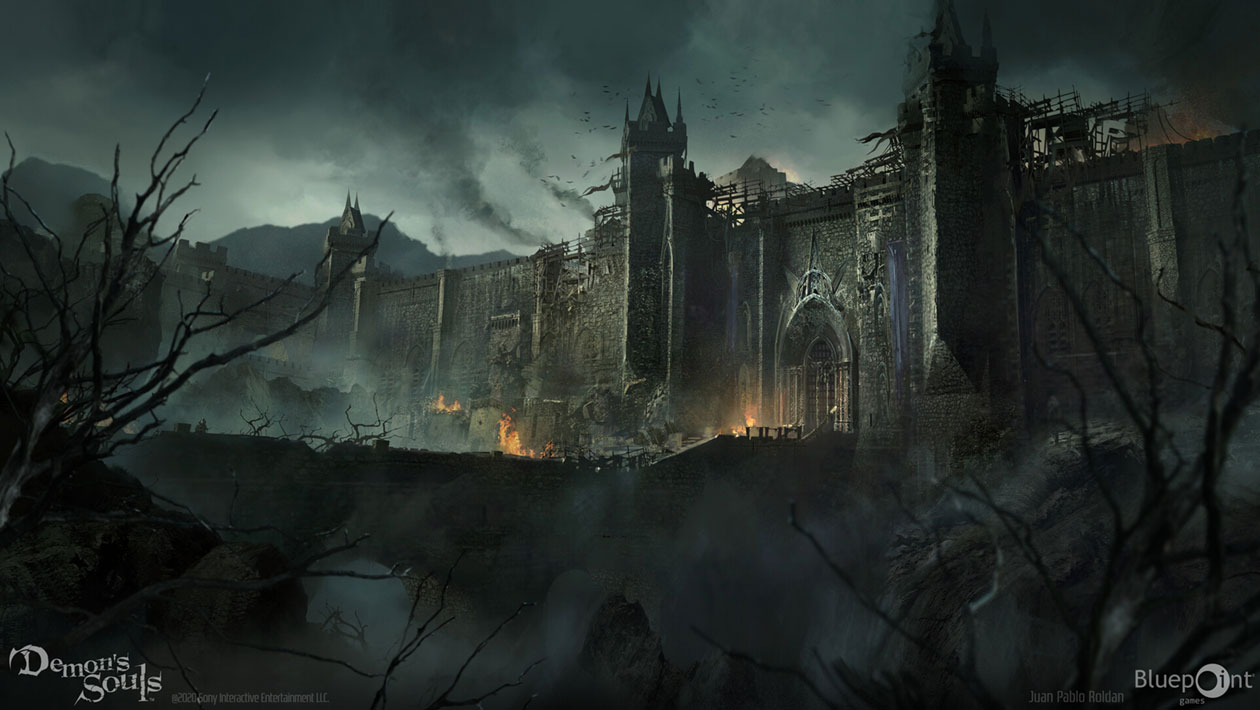 Boletarian Palace Entrance Art from Demon's Souls (2020)