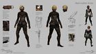 Female Black Leather Armor