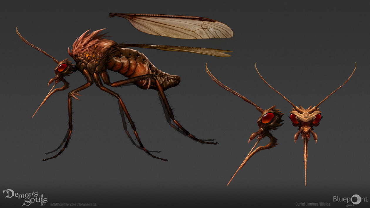 Giant Mosquito Art from Demon's Souls (2020)