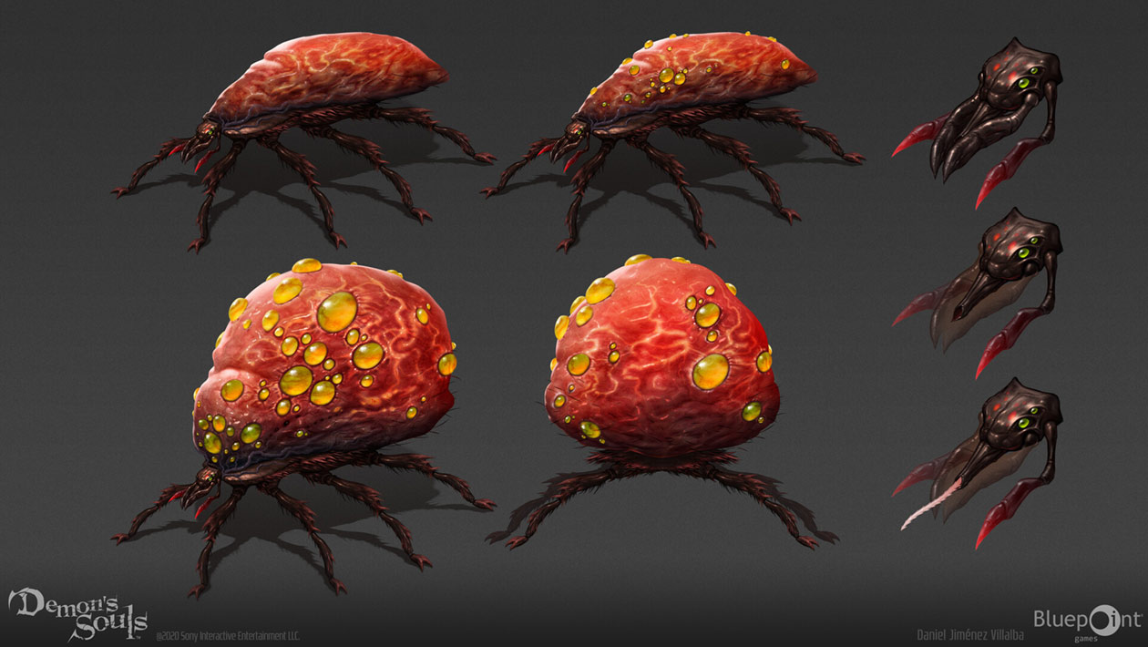 Giant Tick Art from Demon's Souls (2020)